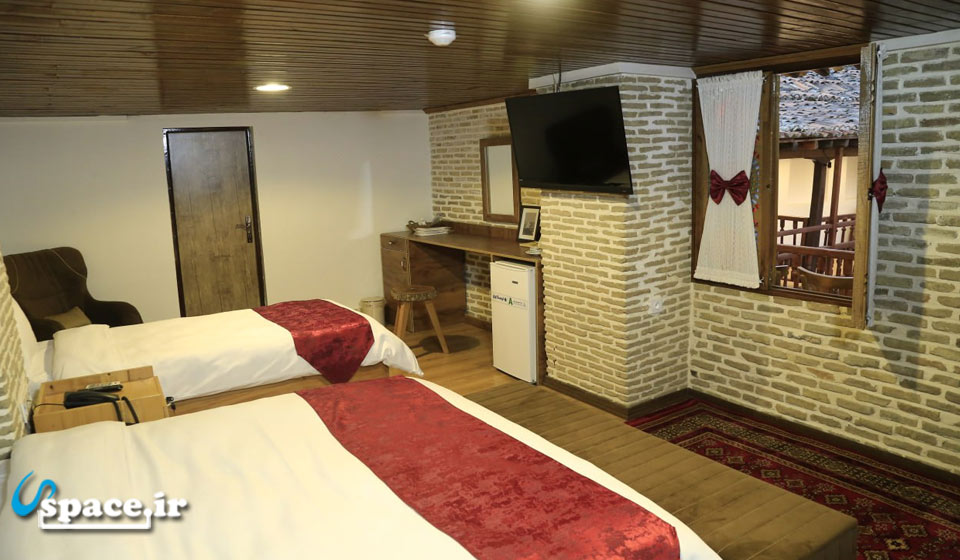نمای داخلی اتاق گل جهان بوتیک هتل سرای خان - گرگان
